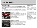 Aper�u de : Site de poker